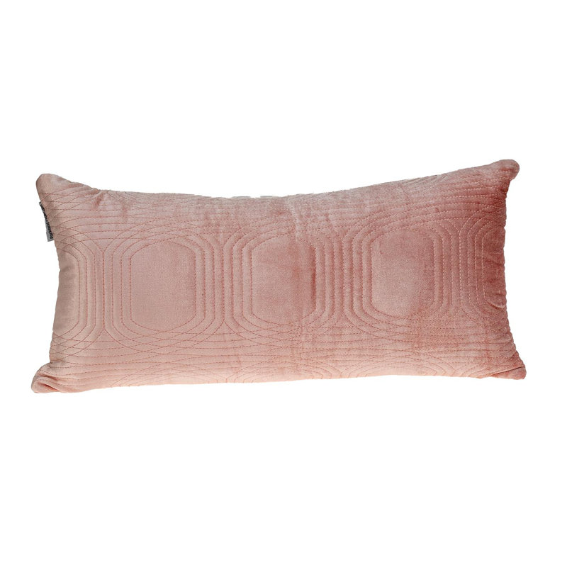 Parkland Collection Iphis Transitional Quilted Pink Throw Pillow, Pink