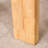 Modern and minimalist rectangular rattan tabletop with rubber wooden legs