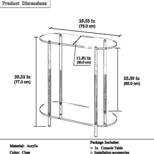 Dimensions du produit