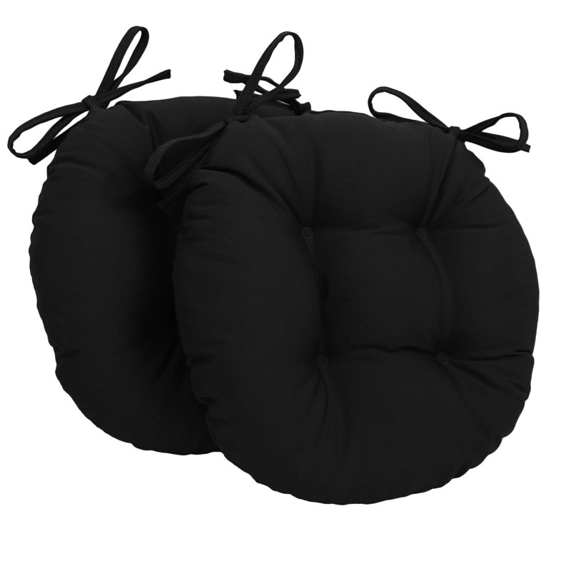 Outdoor 3.5'' Seat Cushion, Black