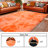9x12 ft Fluffy Rug for Living Room, Soft Tie-Dyed Orange Area Rug, Non-Slip Carpet for Bedroom Home Decor-391730576