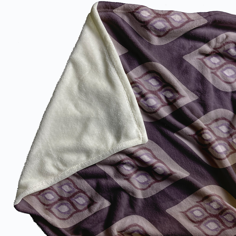 Aviva Plain Weave / Muslin Throw Blanket, Purple