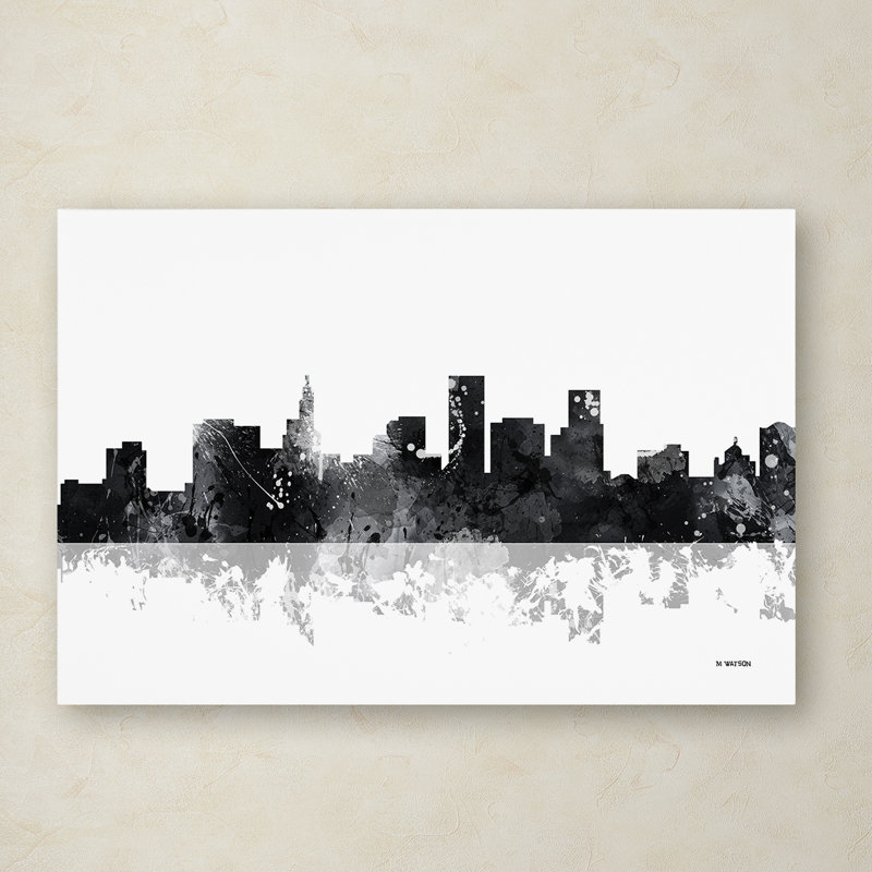 « st paul-horizon horizon bg-1 », reproduction d’art sur toile tendue, H 12 po x l 19 po x P 2 po