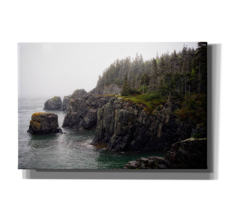 «The Bold Coast» par Rick Berk, art mural sur toile, H 40 po x l 60 po x P 1,5 po