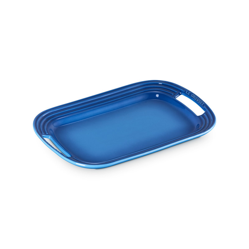 Le Creuset Stoneware Serving Platter, 16.25 In. - Pêche, Marseille