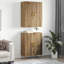 Highboard 69.5 X 34 X 180 Cm Engineered Wood-157280903