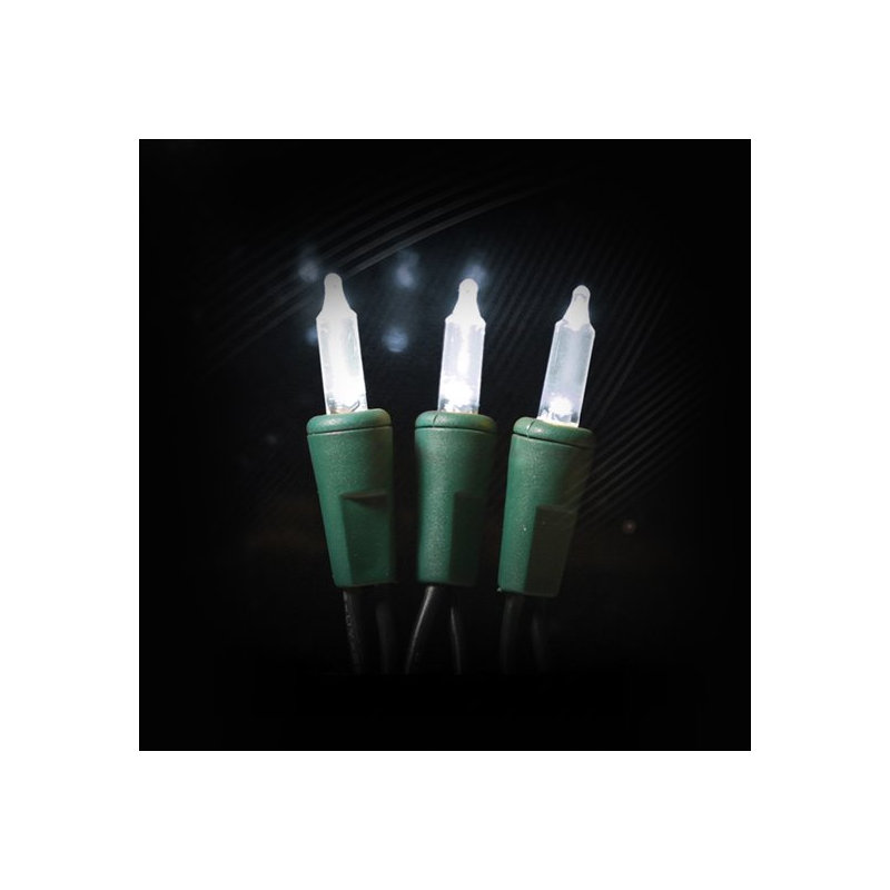 Guirlande de 50 lumières, Blanc pur