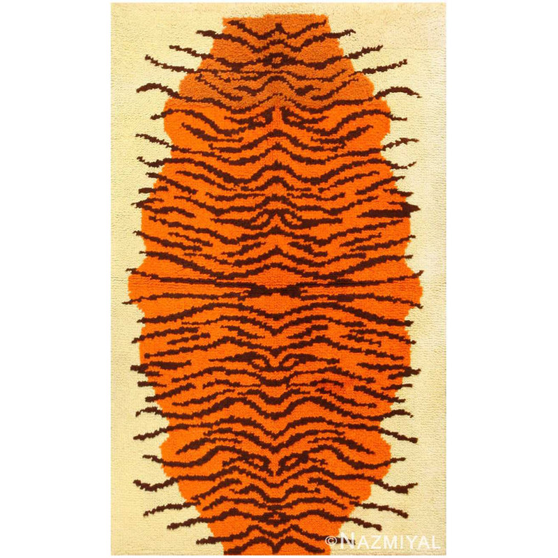 Scandinavian One-of-a-Kind Rectangle 3'2" X 4'10" Area Rug