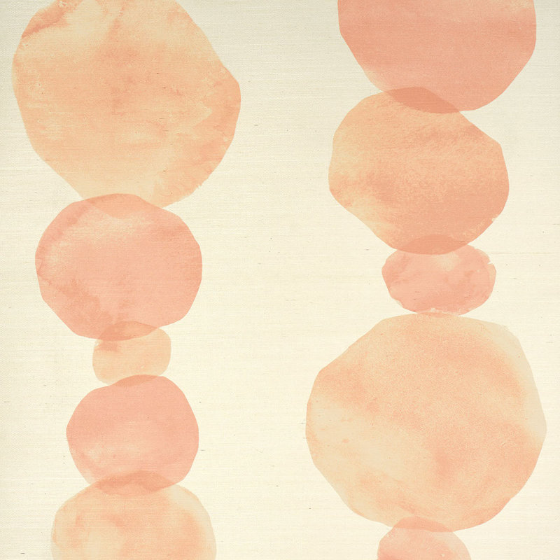 Schumacher X Backdrop Hyperion Sisal Wallpaper, Pink