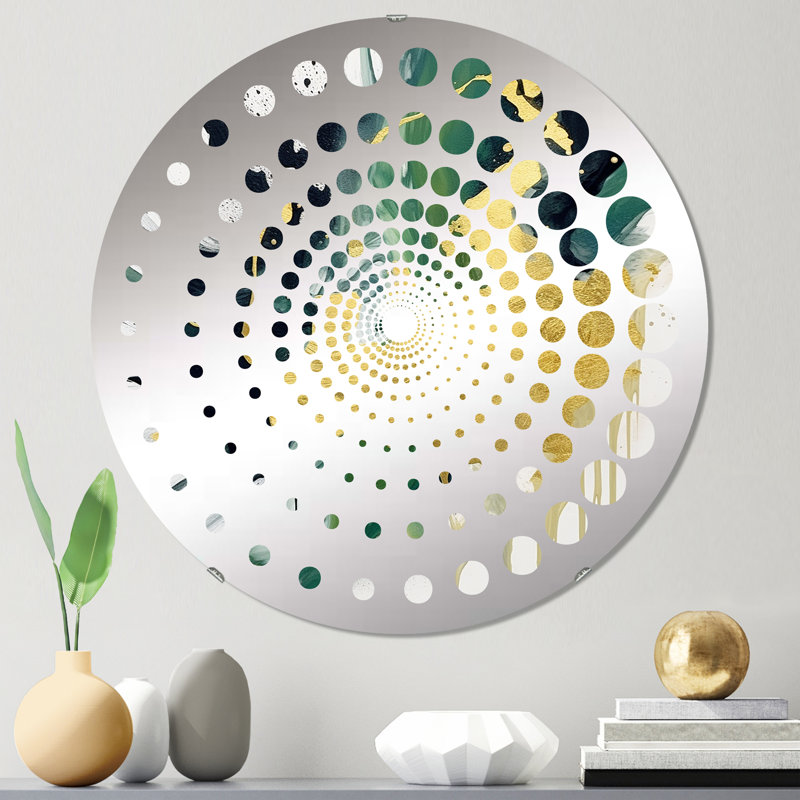 Caelyn Circle Mirror, 23.6" x 23.6"