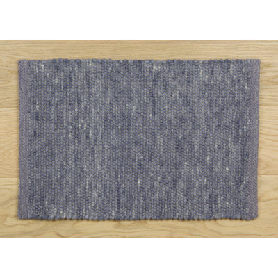 Solid Colour Wool Area Rug