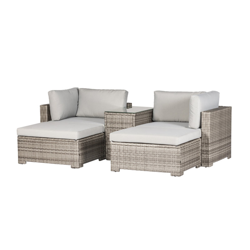 Angelie 4 Seater Rattan Sofa Set