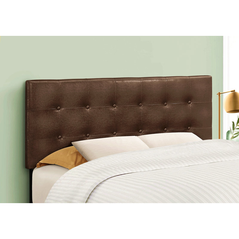 Bed, Headboard Only, Full Size, Bedroom, Upholstered, Full, Brown
