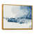 Toile avec cadre flottant or