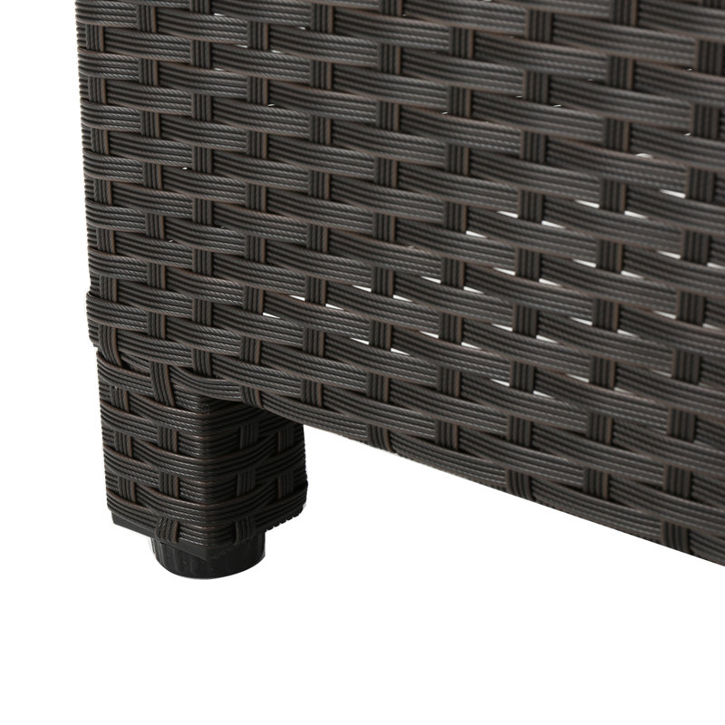 Accent Table - Dark Brown Side Table, Cube Form, 18.14"X18.14"X18.14", No Assembly Required For Instant Setup Versatile Pe Cube, 18.14" W X D H, Simplicity