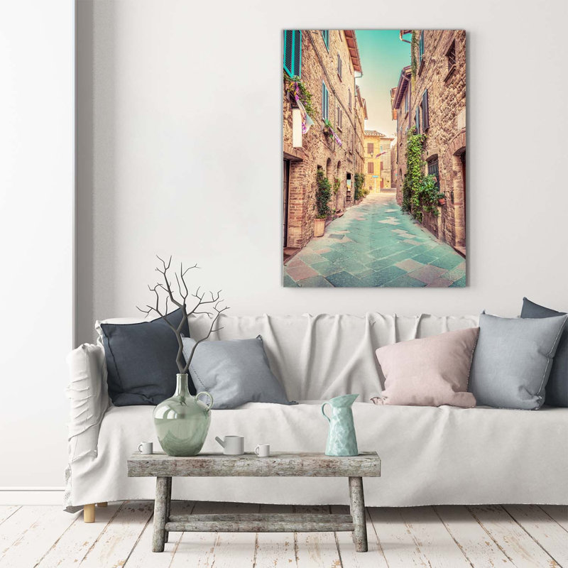 Italian Streets - Wrapped Canvas Print