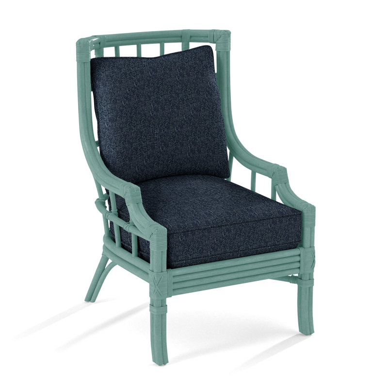 Fauteuil large 28,5 po Seville, Performance Crypton bleu marine; 0822-61, Ponce