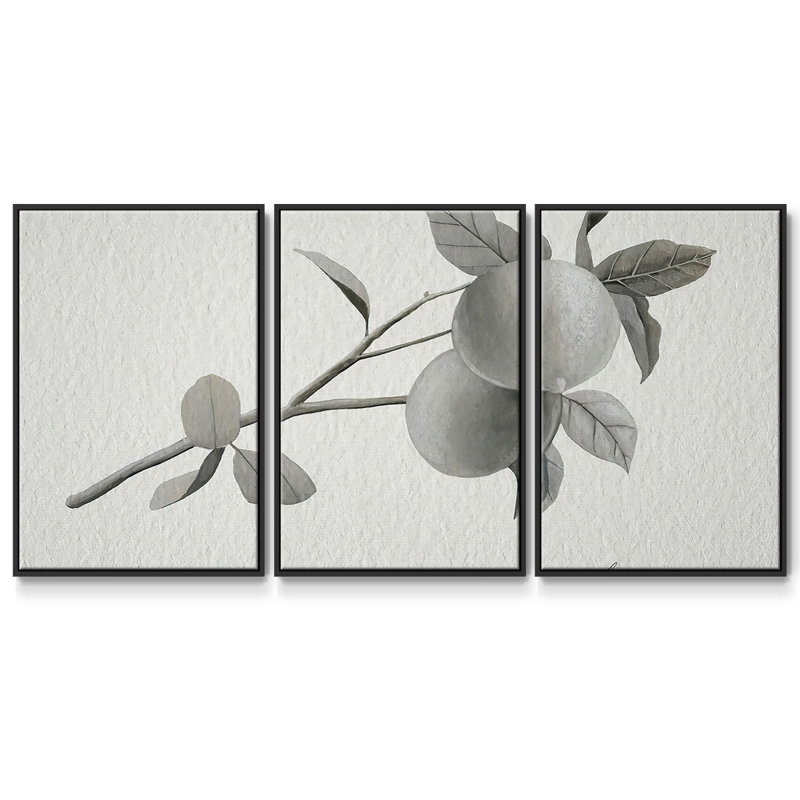 Limonero II 3 pièces, H 24 po x l 48 po x P 2 po, Noir