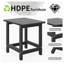 Ensemble de canapé d'extérieur 3 pièces Hdpe avec coussins, accoudoirs larges et table basse Hdpe-1309103710