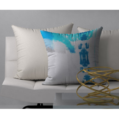 Abstract Throw Pillow