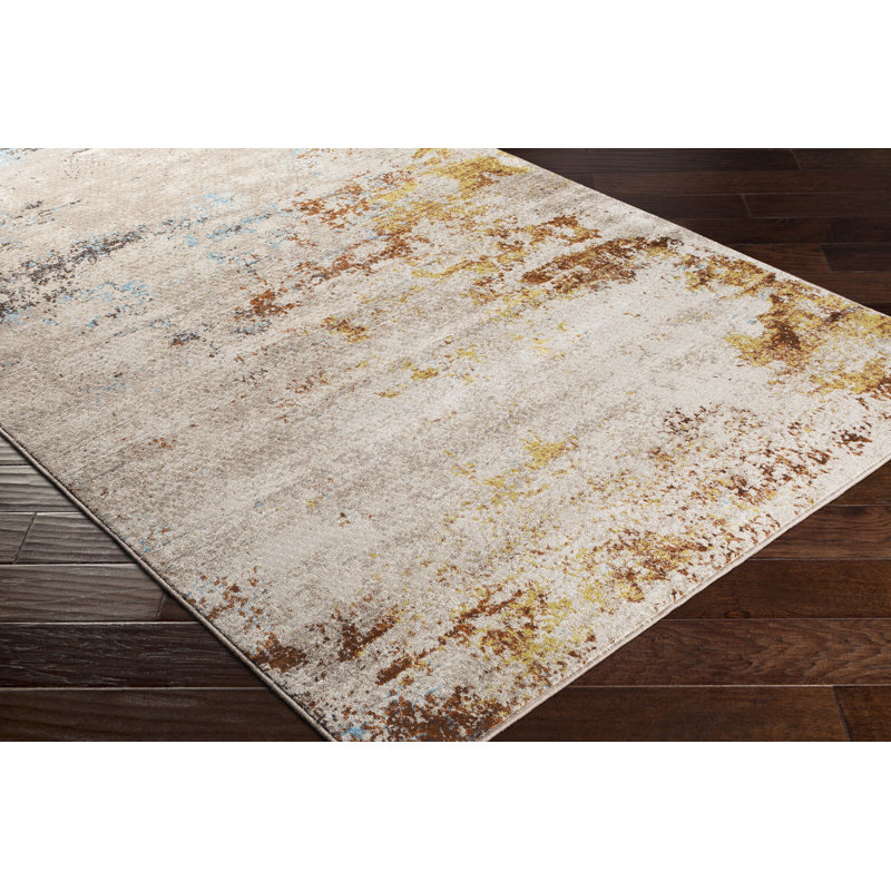 Aleisha Abstract Indoor Rug, Rectangle 5'3" x 7'7"