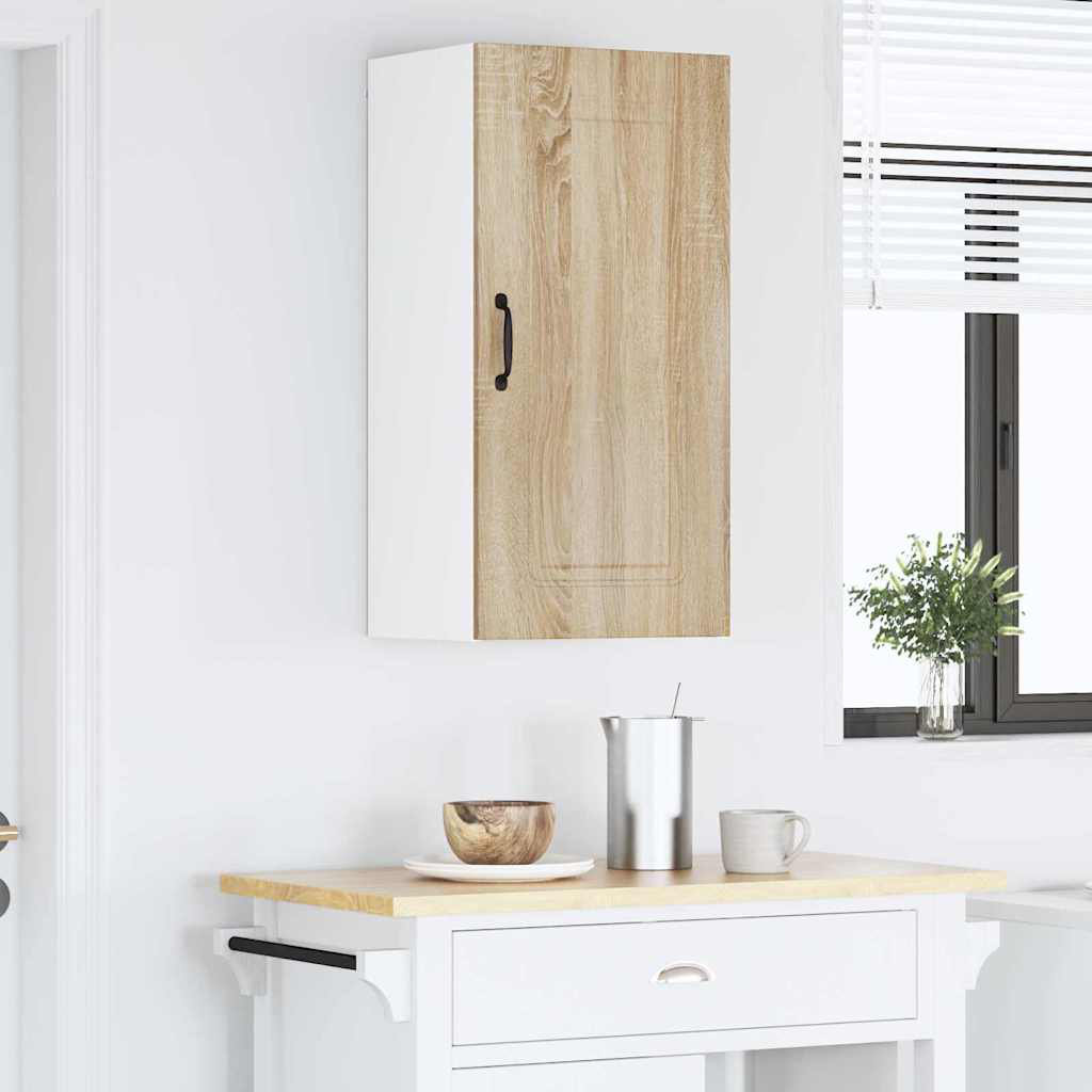Vidaxl Kitchen Wall Cabinet With Shelf Concrete Grey 40 X 31 X 80 Cm