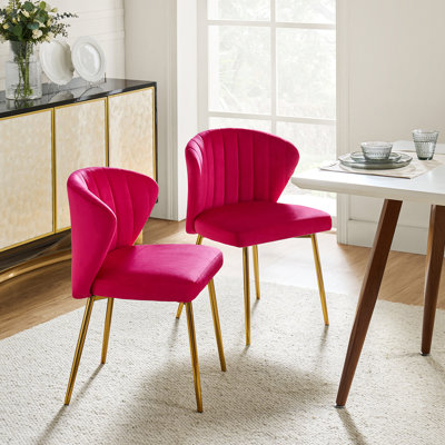 Euclid Modern Tufted Velvet Wingback Dining Chair