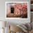 White Single Picture Framed