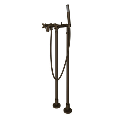 Lombardia Floor Mount Tub Filler