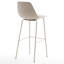 Hauteur de comptoir moderne Kavi avec coussin rembourré et pieds en métal-2070141226-2070141339