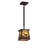 Jadrian 1 - Light Oil Rubbed Bronze Lantern Pendant