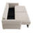 Haran Fabric Pull-Out Sleeper With Storage