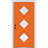 MMI DOOR 80 in. Steel 3 -Lite Prehung Front Entry Door-40463554-40463561-40463549