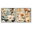 Kelia - Ensemble de 2 collages carrés floraux-101849426-101849427