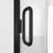 DreamLine Alliance Swing 33 - 34 inch W x 72 5/8 inch H Semi-Frameless Swing Shower Door in Matte Black-82710989-121281139