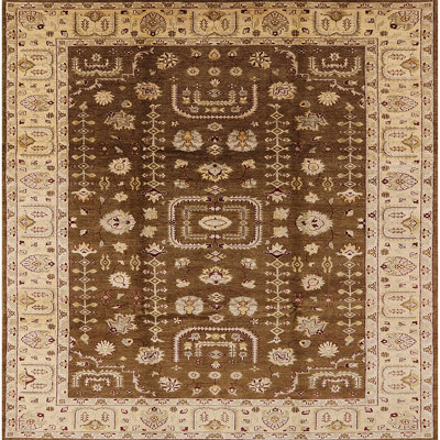 Lear Oriental Beige/Brown Area Rug
