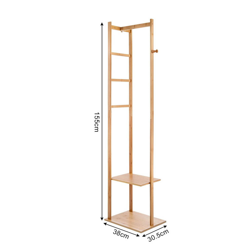 Freestanding 3 - Hook Coat Rack