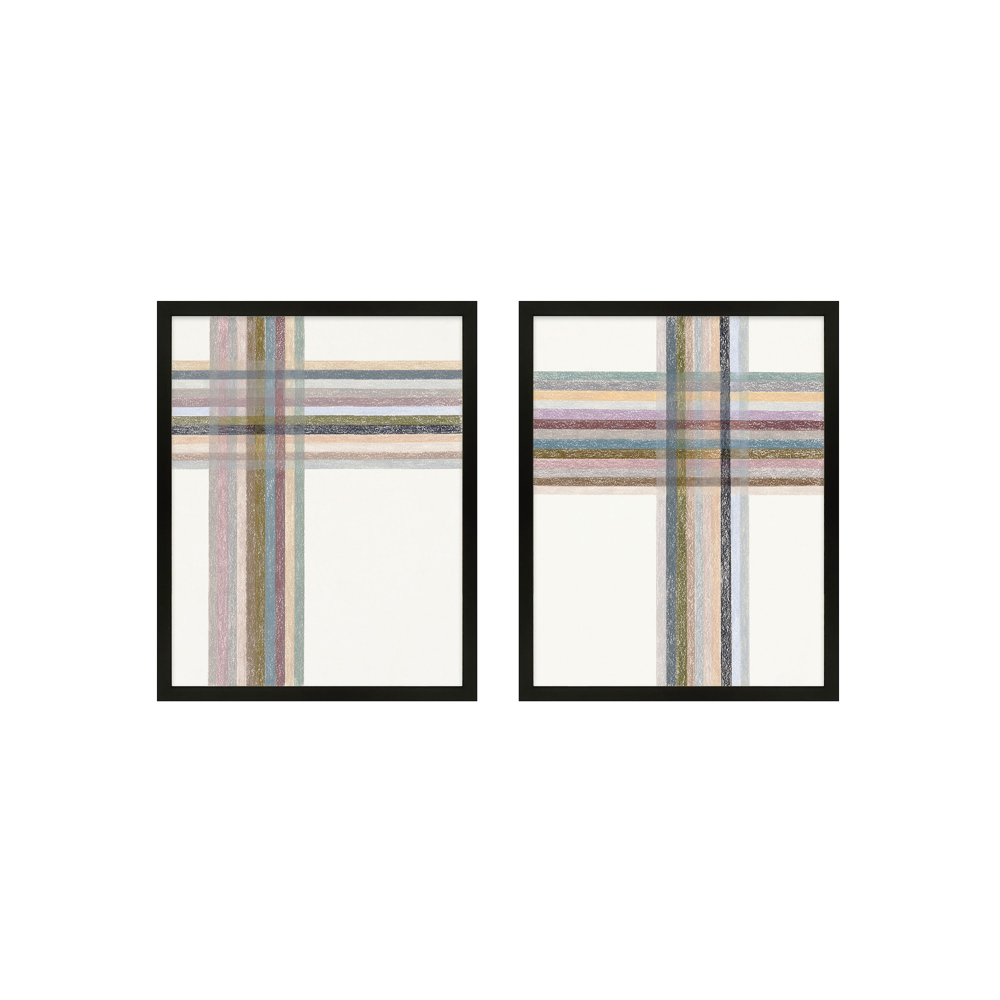 Intersections: Vertical by Beth James, Black Framed, 24" W x 30" H