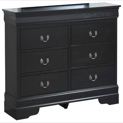 Commode élégante noire
