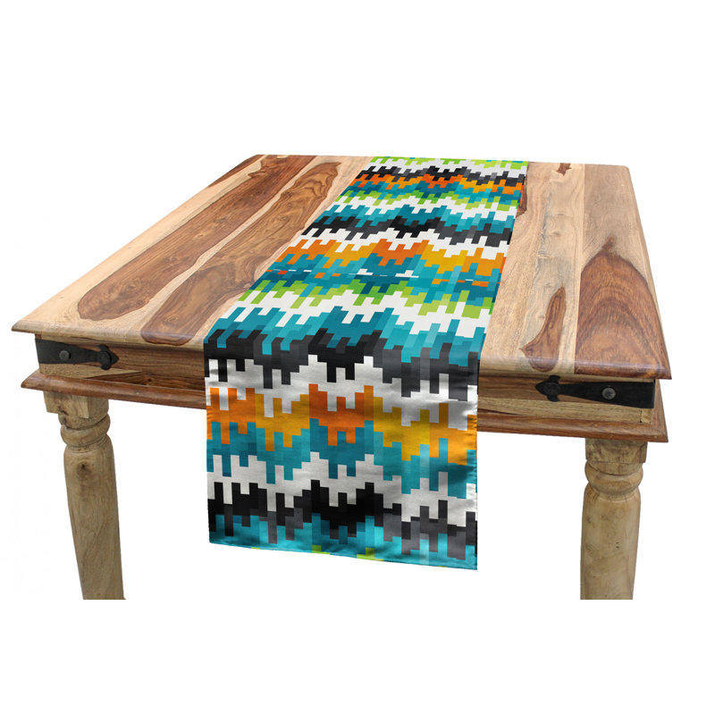 Geometric Table Runner, 90" x 16"