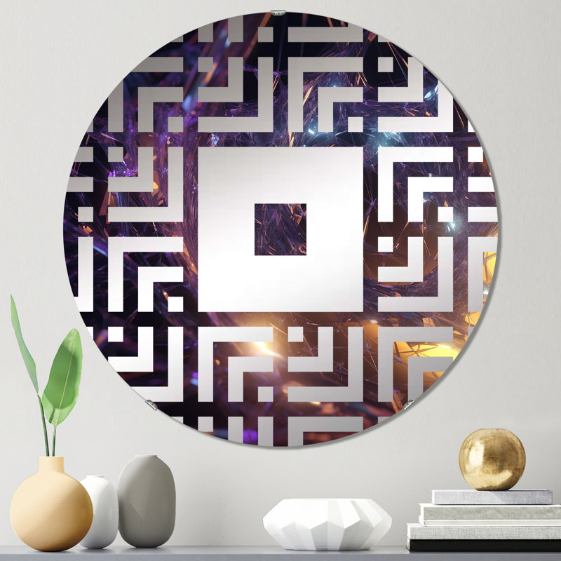 Hugheson - Square Wall Mirror, 23.6" x 23.6"