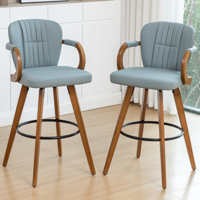Swivel Upholstered Counter Stool