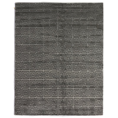 Greek Key Geometric Indoor Rug