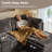 Benevides Corduroy Section Sofa Combination, 4 Seats, With Ottoman, Can Be Combined At Will-182157547