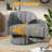 Upholstered Oversize Swivel Armchair (Set Of 2)-928620623