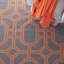 Tapis géométrique en laine tissé à la main Rodgers-515602584