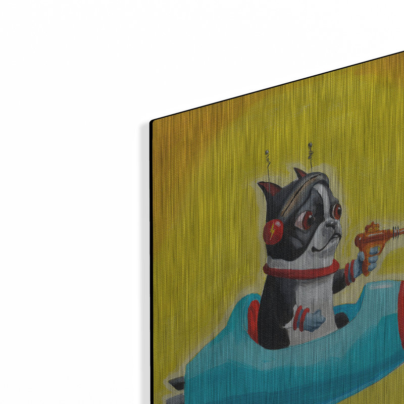 " Rocket Yellow " by Brian Rubenacker, 24" H x 16" W