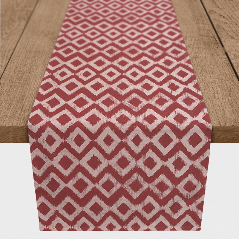 Linges de table Fiorillo, 90 po x 16 po, Rouge