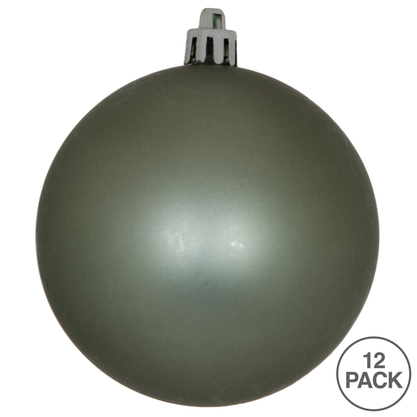 Holiday Décor Ball Ornament, Wrought Iron Matte, 3" H x 3" W x 3" D