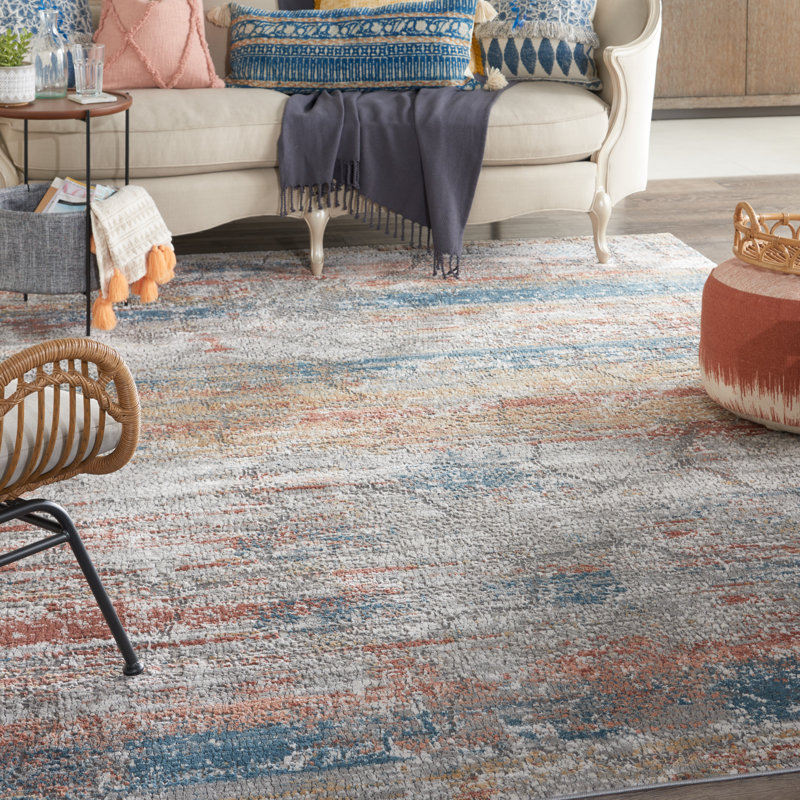 Abstract Indoor Rug, Rectangle 5'3" x 7'3"